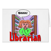 J'aime des bibliothécaires carte de vœux