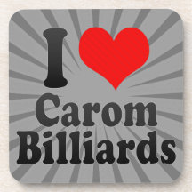 J'aime des billards de carambolage sous-bock
