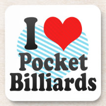 J'aime des billards de poche sous-bocks