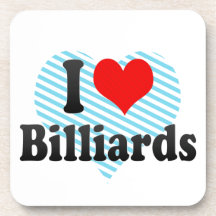 J'aime des billards sous-bock