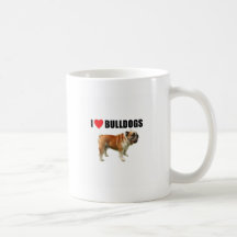 J'aime des bouledogues mug