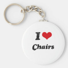 J'aime des chaises porte-clés