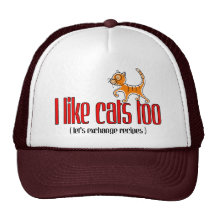 J'aime des chats aussi casquette de camionneur