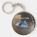 J'aime des chats porte-clés