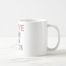 J'aime des chèvres tasses