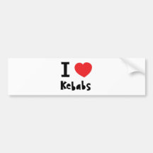 J'aime des chiches-kebabs adhésif pour voiture