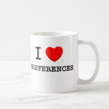 J'aime des conférences mugs à café