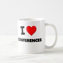 J'aime des conférences mugs à café
