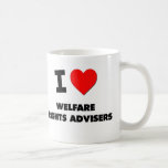 J'aime des conseillers de droites d'assistance soc mugs à café
