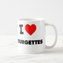 J'aime des courgettes (la nourriture) tasses