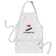 J'aime des courgettes tabliers