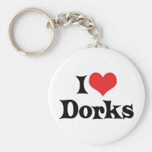 J'aime des Dorks Keychain Porte-clés