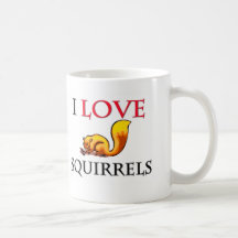 J'aime des écureuils mugs
