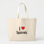 J'aime des écureuils sacs