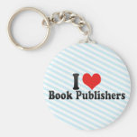 J'aime des éditeurs de livre porte-clef