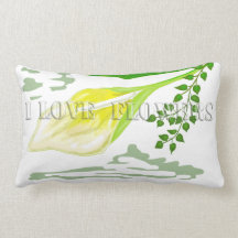 J'aime des fleurs coussin