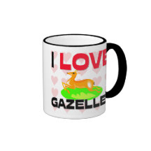 J'aime des gazelles mugs