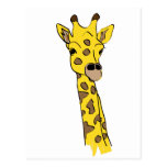 J'aime des girafes ! carte postale