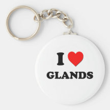 J'aime des glandes porte-clé
