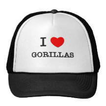 J'aime des GORILLES Casquettes