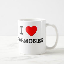 J'aime des hormones tasse à café