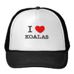 J'aime des koala casquettes