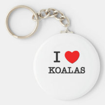 J'aime des koala porte-clefs