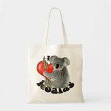 J'aime des koala sacs de toile