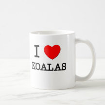 J'aime des koala tasse