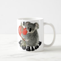 J'aime des koala tasse à café