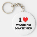 J'aime des machines à laver porte-clef