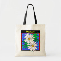 J'AIME DES MARGUERITES SAC EN TOILE