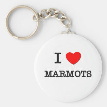 J'aime des MARMOTTES Porte-clé
