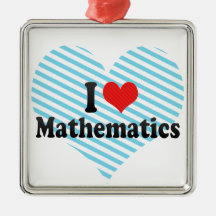 J'aime des mathématiques décoration de noël
