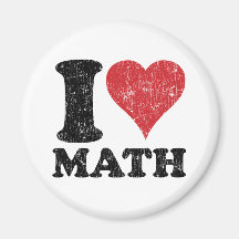 J'aime des maths aimants pour réfrigérateur