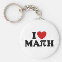 J'aime des maths porte-clefs