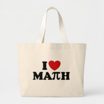 J'aime des maths sac