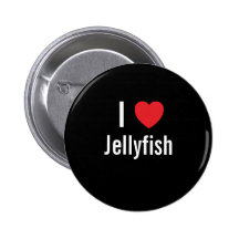 J'aime des méduses badge