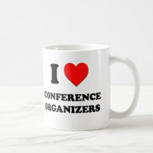 J'aime des organisateurs de conférence mug