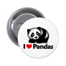J'aime des pandas badge