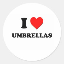 J'aime des parapluies adhésifs