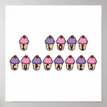 J'aime des petits gâteaux posters