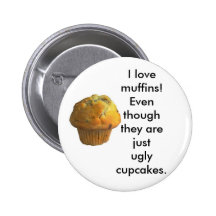 J'aime des petits pains ! pin's avec agrafe