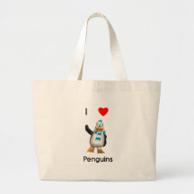 J'aime des pingouins sacs