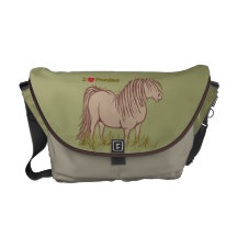J'aime des poneys sacoche