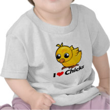 J'aime des poussins t-shirts