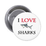 J'aime des requins badge
