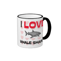 J'aime des requins de baleine tasses à café