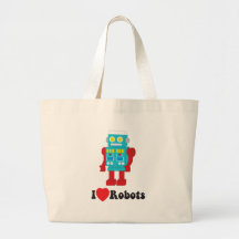 J'aime des robots ! sac