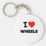 J'aime des roues porte-clef